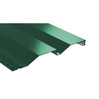 Сайдинг МеталлПрофиль СК Корабельная доска, 14х226, 0,4 мм, цвет зеленый мох